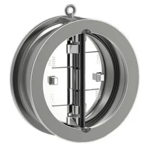 ANSI DIN Ductile Iron Stainless Steel Dual Plate Check Valve Wafer Type