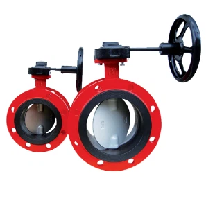 Polžasti ventili z dvojno prirobnico